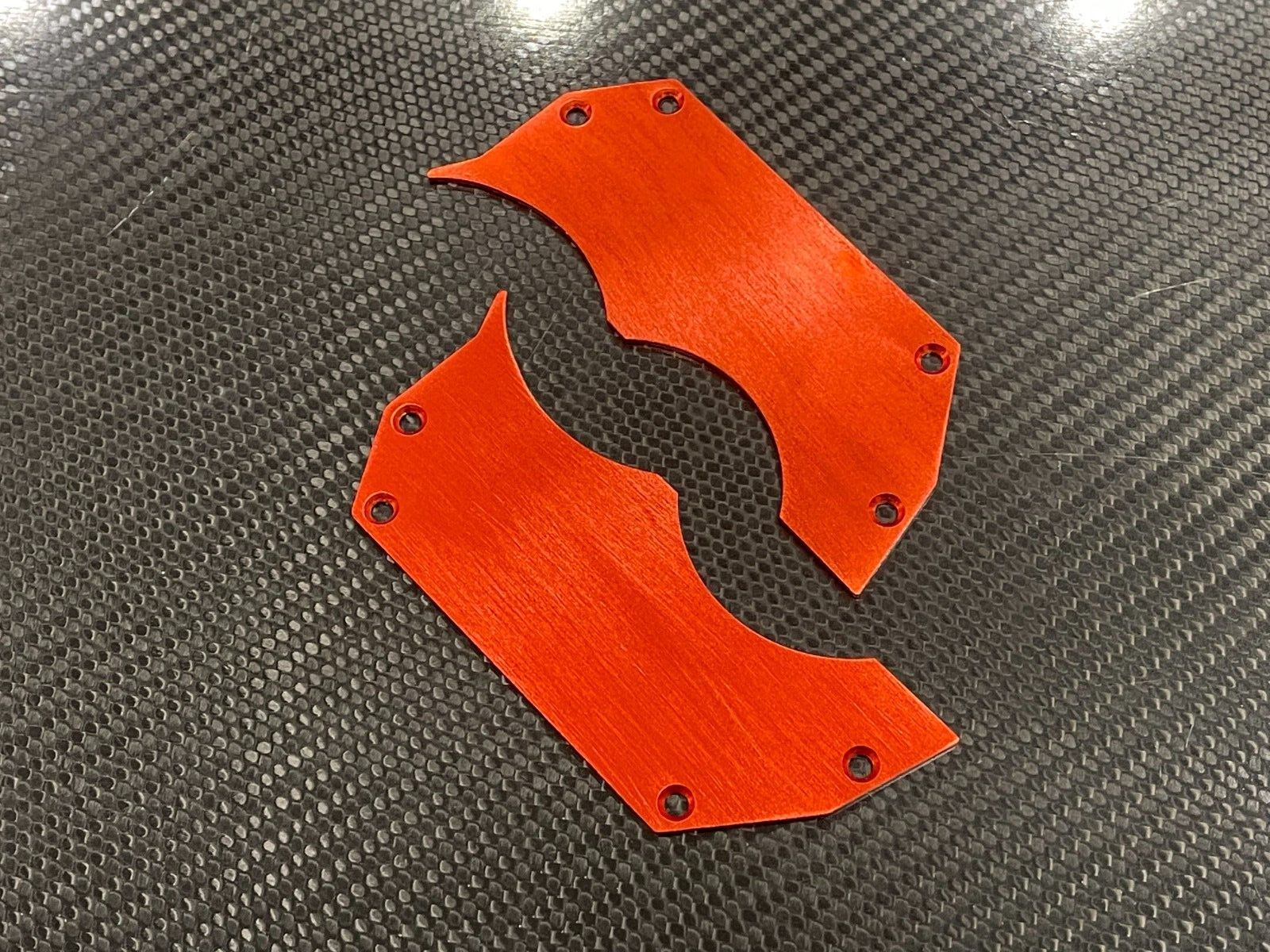 Aluminum Air Dam Diffuser/ Wheel Covers Arrma Limitless/Infraction 6s BLX Red