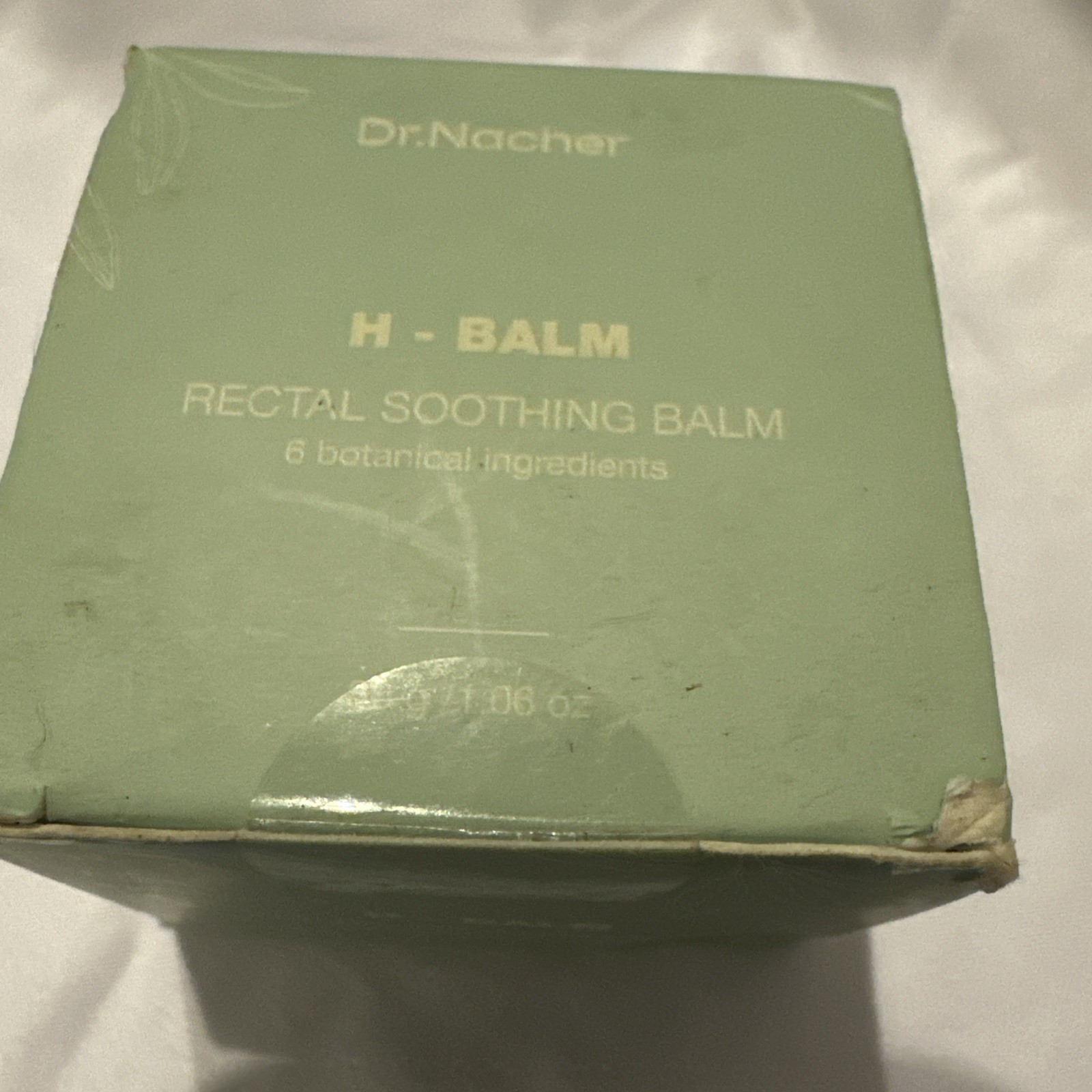 Dr Nacher H Balm Rectal Soothing Balm 1 Oz NEW - Sealed - FREE Shipping