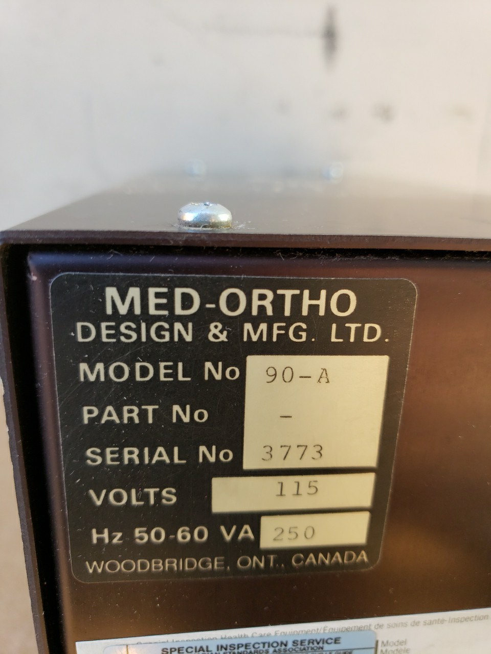 Med-Ortho Actuator Type 12 Power Supply Module For Bed