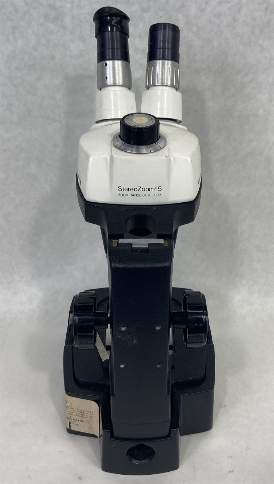 Bausch & Lomb StereoZoom 5 Stereo Microscope 0.8x-4x w/ Stand