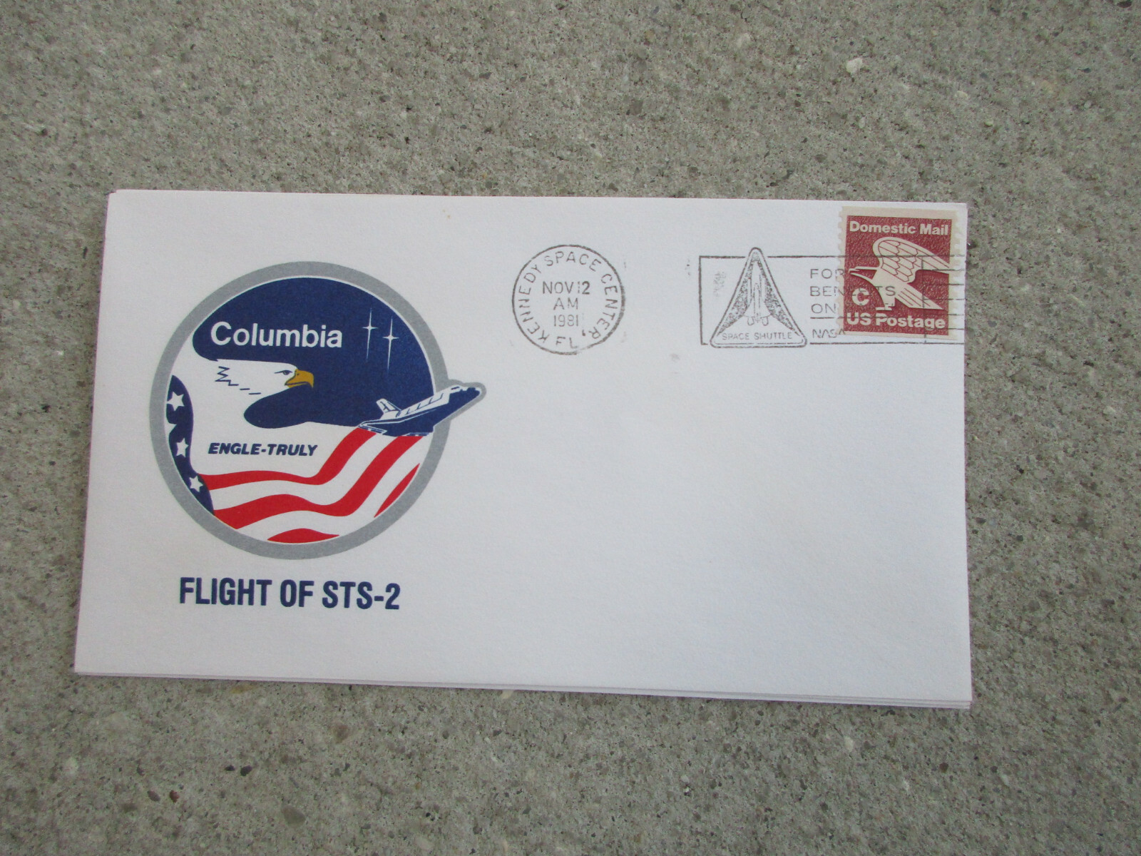 Columbia Space Shuttle Envelope Flight STS-2 Engle-Truly Kennedy Space Center