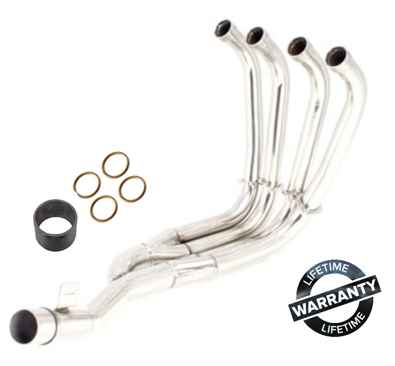New LEXTEK Stainless Steel Exhaust Down Pipes Headers Yamaha FZS 600 Fazer 97-03
