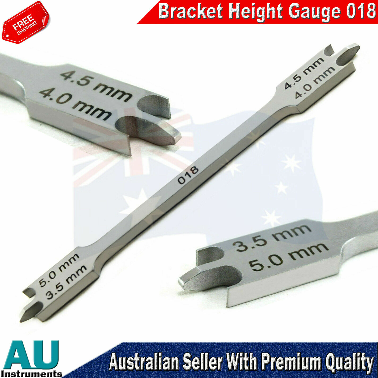 Bracket Positioning Height Gauge Wick Type Ligature Adjusting Ortho Instruments