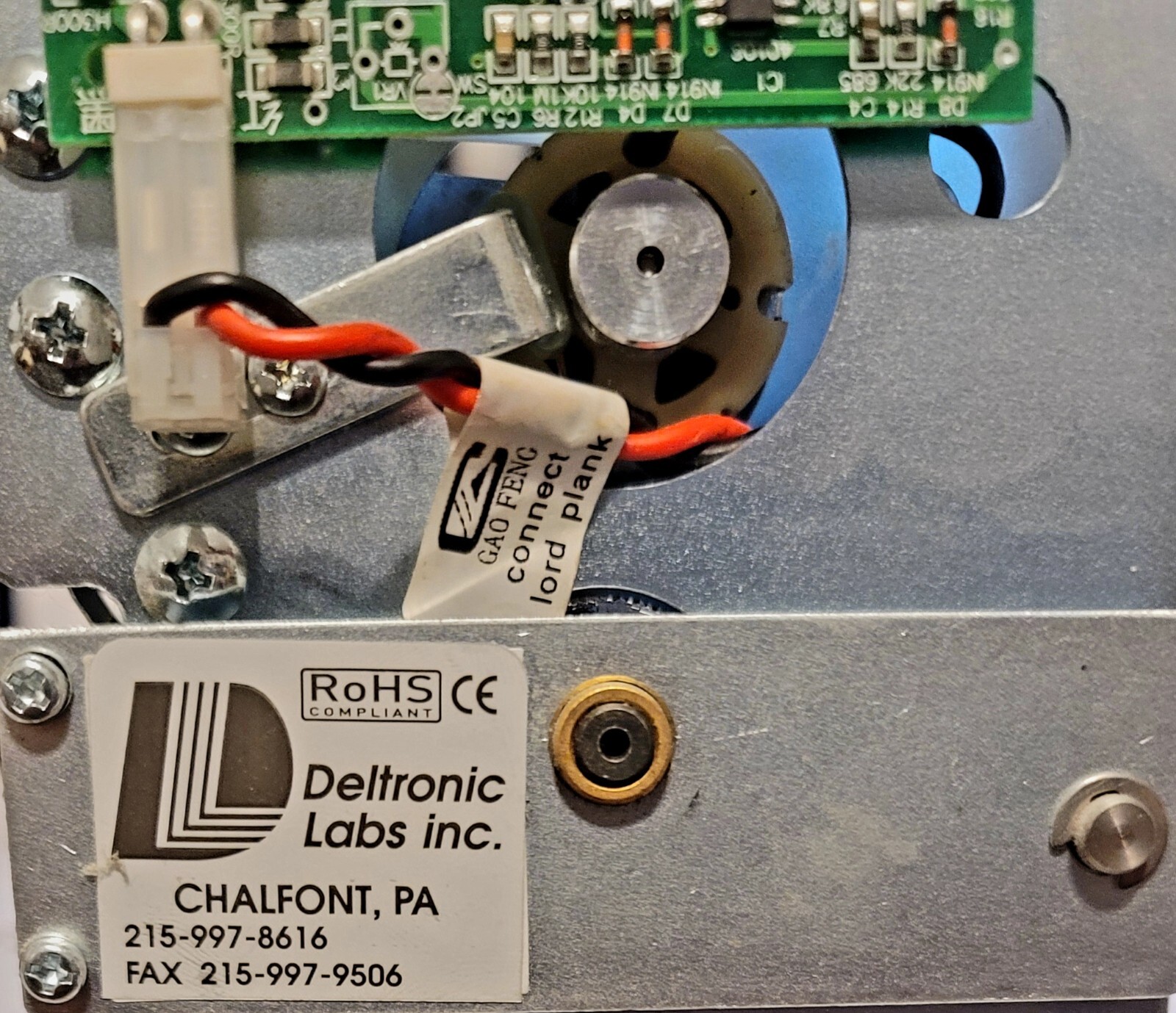 DELTRONIC LABS DL-1275 TICKET DISPENSER with FACE PLATE