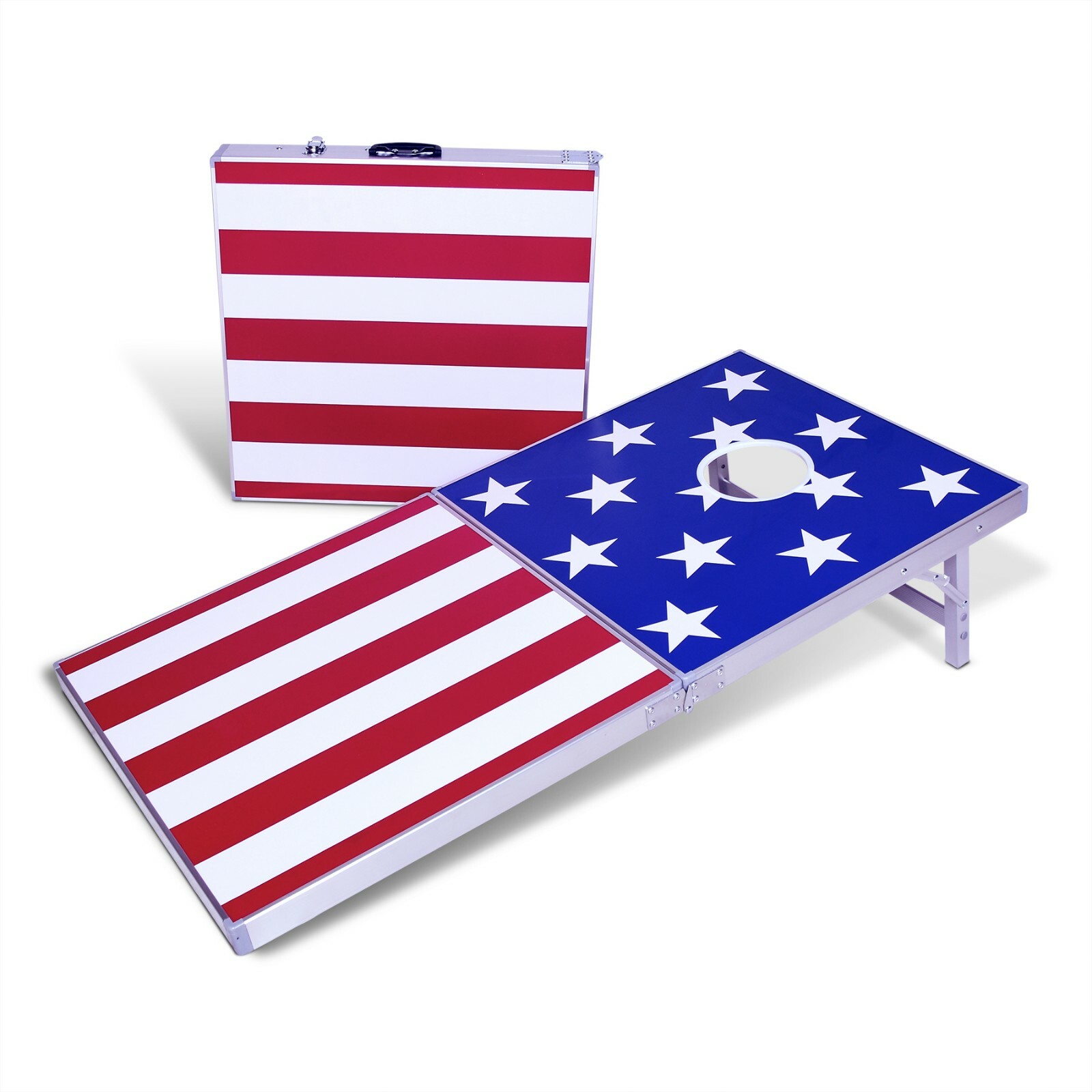 GoSports Cornhole Bags Toss Game | Old Glory America Boards Set