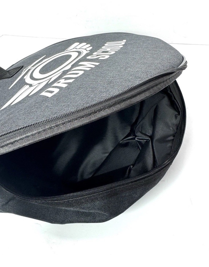 4-Piece Drum Bag Set Soft Carry Cases Black w/ Shoulder Strap