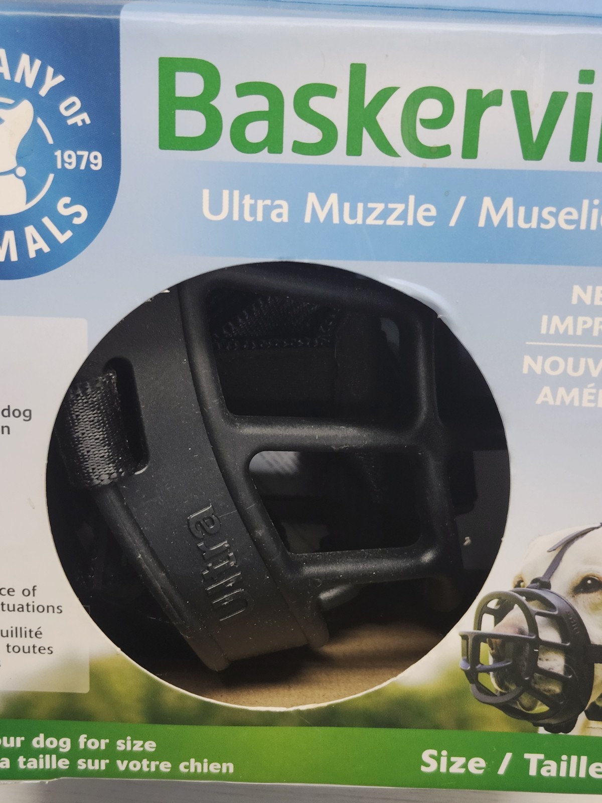 Baskerville Ultra Muzzle Size 5 Black Dog Muzzle Treat Friendly New In Box