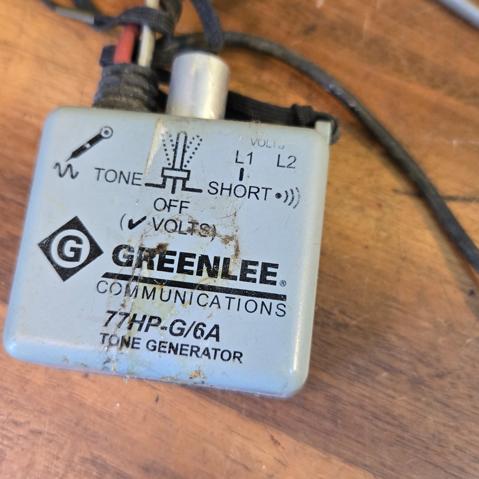 Greenlee 77HP-G /6A Tone Generator Communications Cable Tester Probe untested