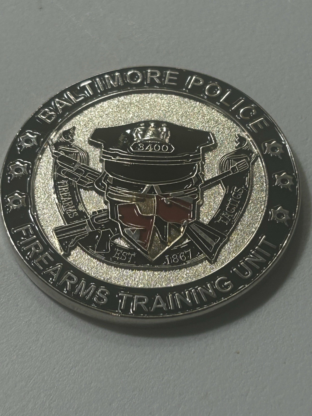 Baltimore Police Firearms Training Unit “WIN 40 S&W” Coin/Token