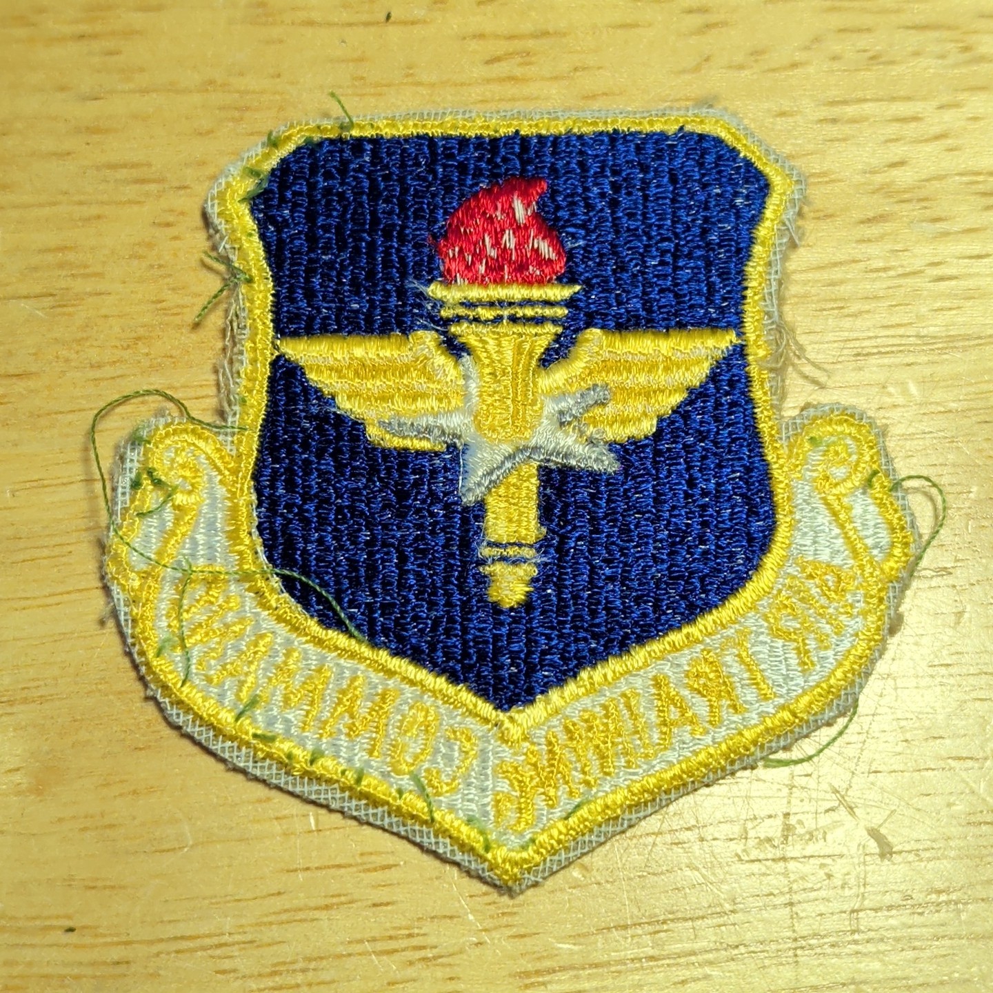 AIR EDUCATION & TRAINING COMMAND Patch: USAF AIR FORCE: COLOR FLIGHT DRESS VTG