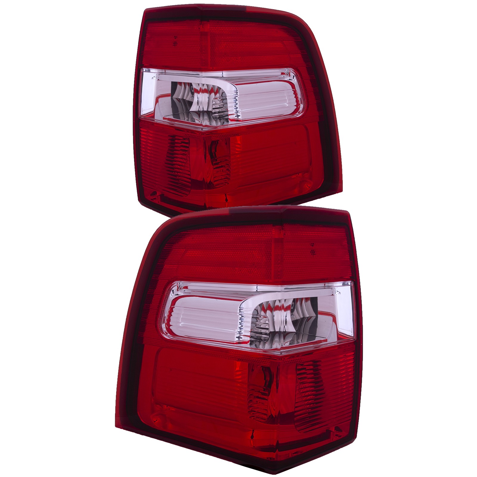 Tail Lights Set For 2007-2014 Ford Expedition FO2800201 FO2801201 Incandescent