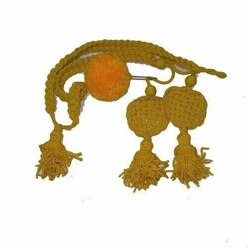Napoleon Shako helmet Yellow Color Corden + Pompom