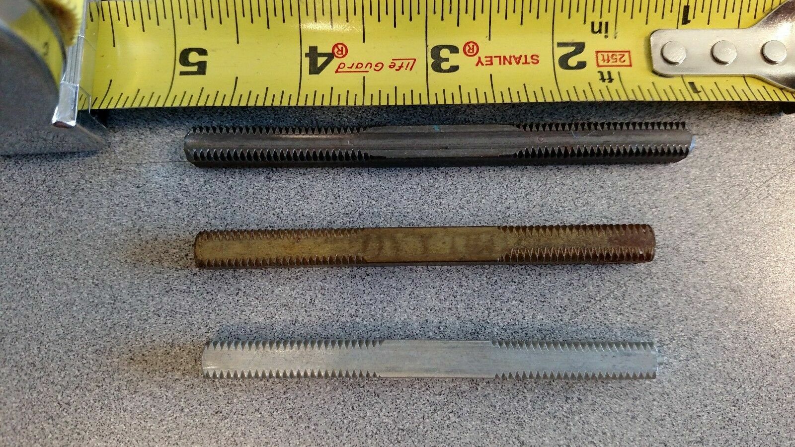 locksmith lot of 3 straight spindles 4", 3 1/2" and 3 7/16" x 1/4" prox