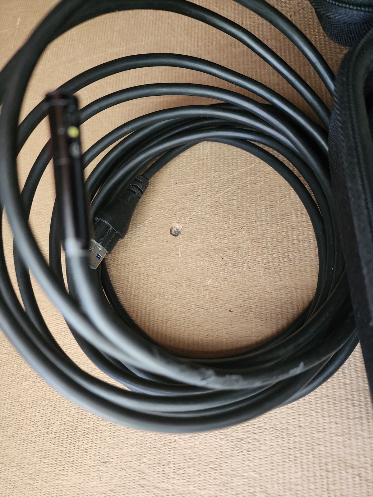 Triple Lens Inspection Camera 5" IPS Screen Endoscope Camera with Light