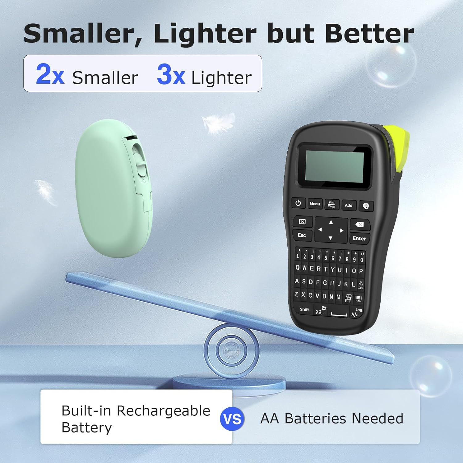 E10 Bluetooth Label Maker Machine with Tape, Continuous Waterproof Label, Ver...