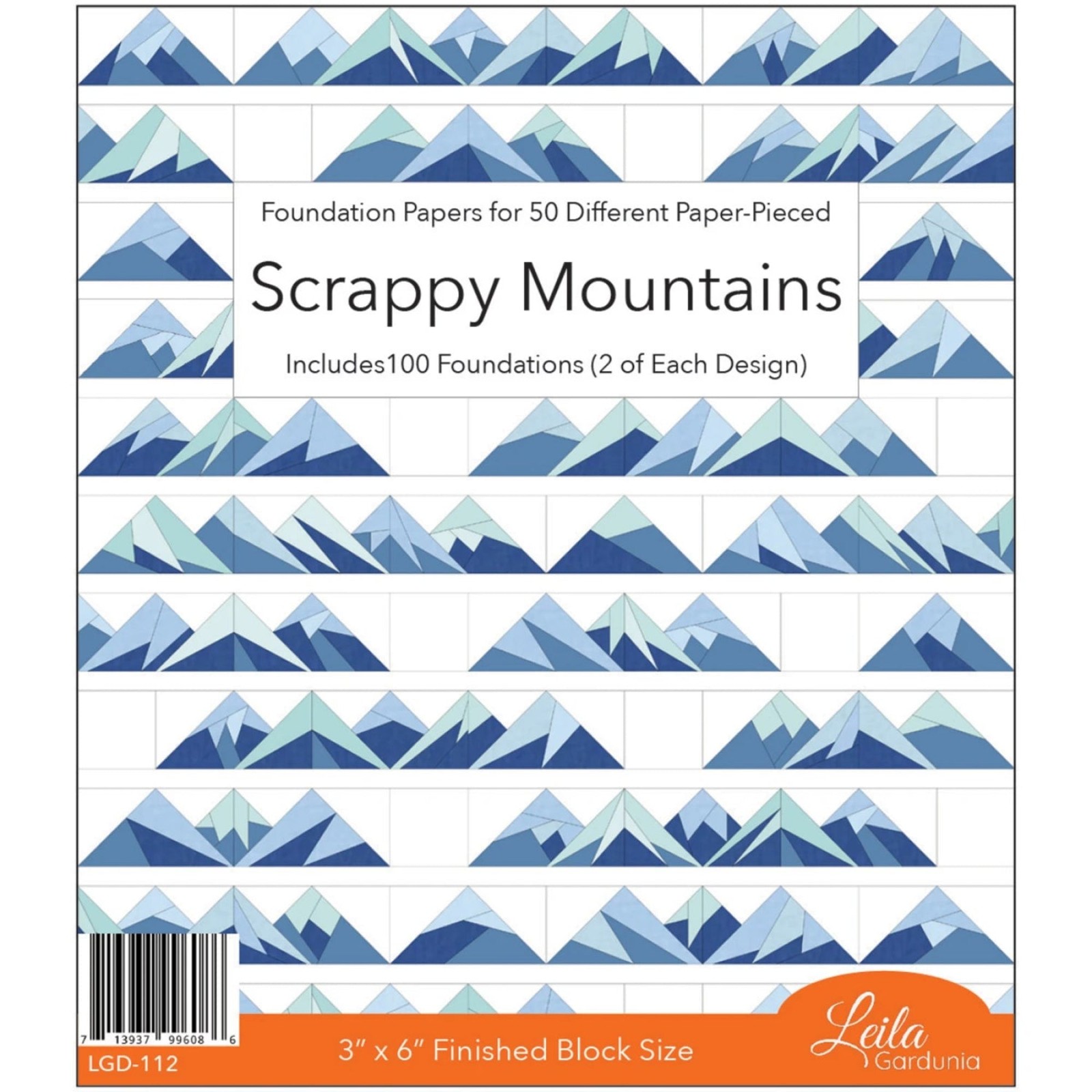 Scrappy Mountains Foundation Papers-100 Foundations-2 each of Design