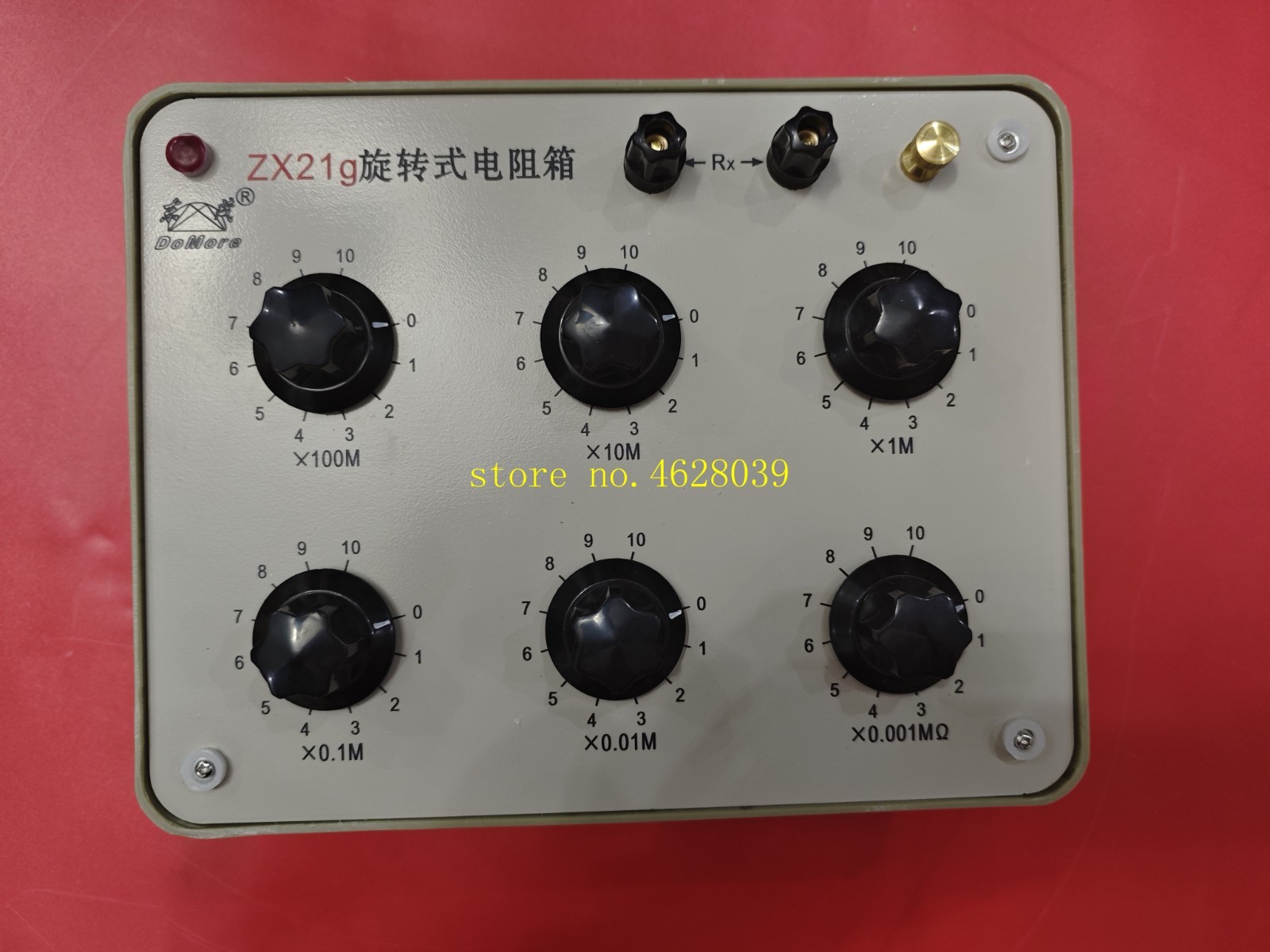 ZX21g Precision Plastic Variable Decade Resistance Resistor Box Physical Electr