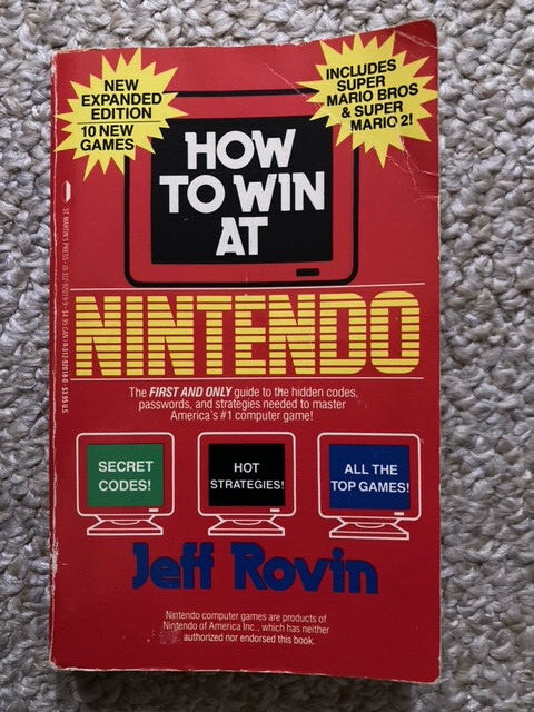 HOW TO WIN AT NINTENDO JEFF ROVIN 1988/MAY 1989 REVISED EDITION PB ST. MARTIN VG