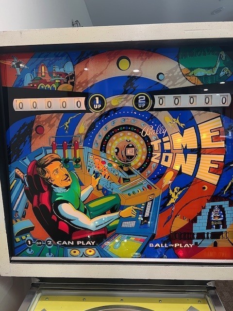 bally time zone pinball machine