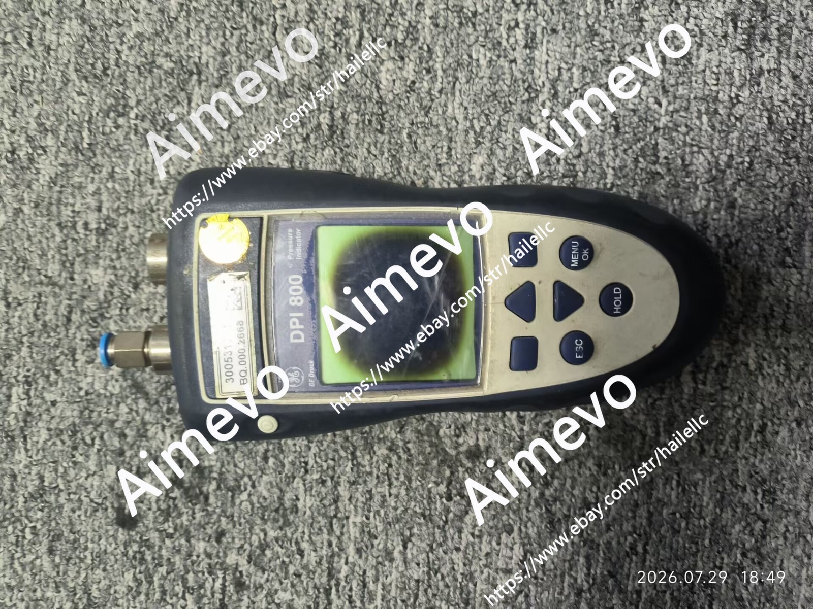 Druck DPI 800 1barg Handheld Digital Pressure Indicator BAD