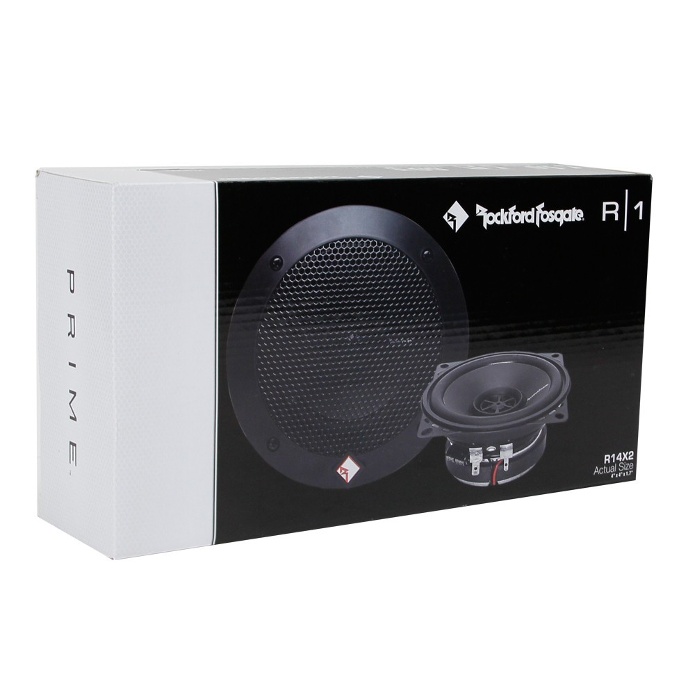 Rockford Fosgate R14X2 Car Audio 4" 2-Way PRIME Series Coaxial Speakers 120W