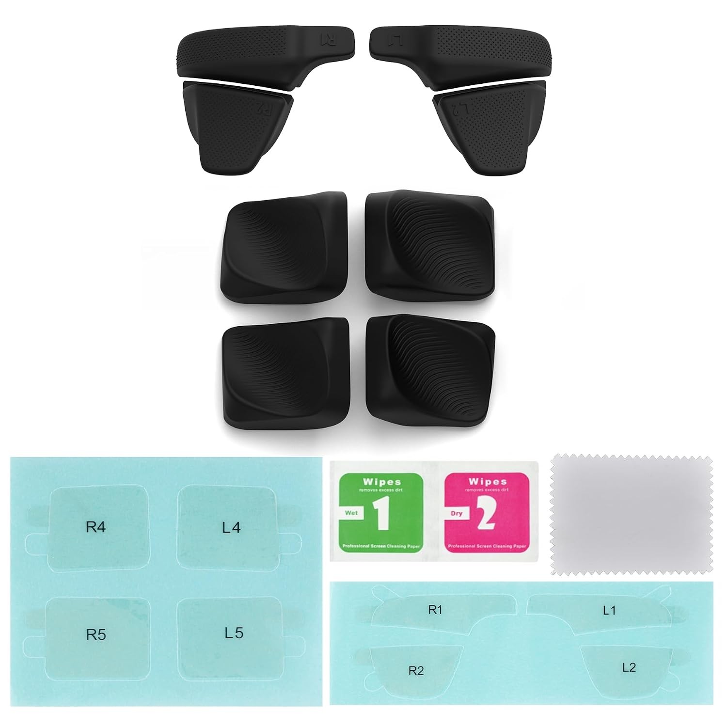 Steam Deck Back Buttons & Shoulder Buttons Trigger Enhancement Set - Black