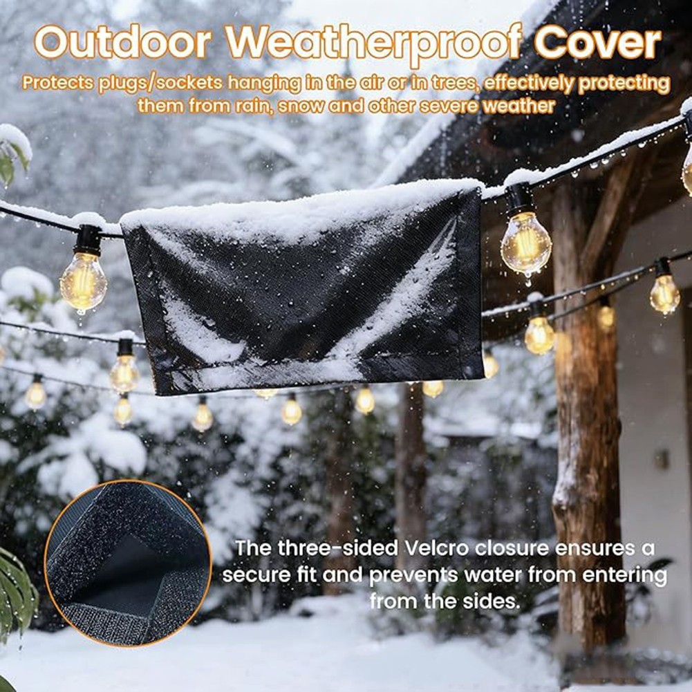 Sturdy Rainproof Extension Cord Cover 28 cm Long x 15 cm Wide Outdoor Safe