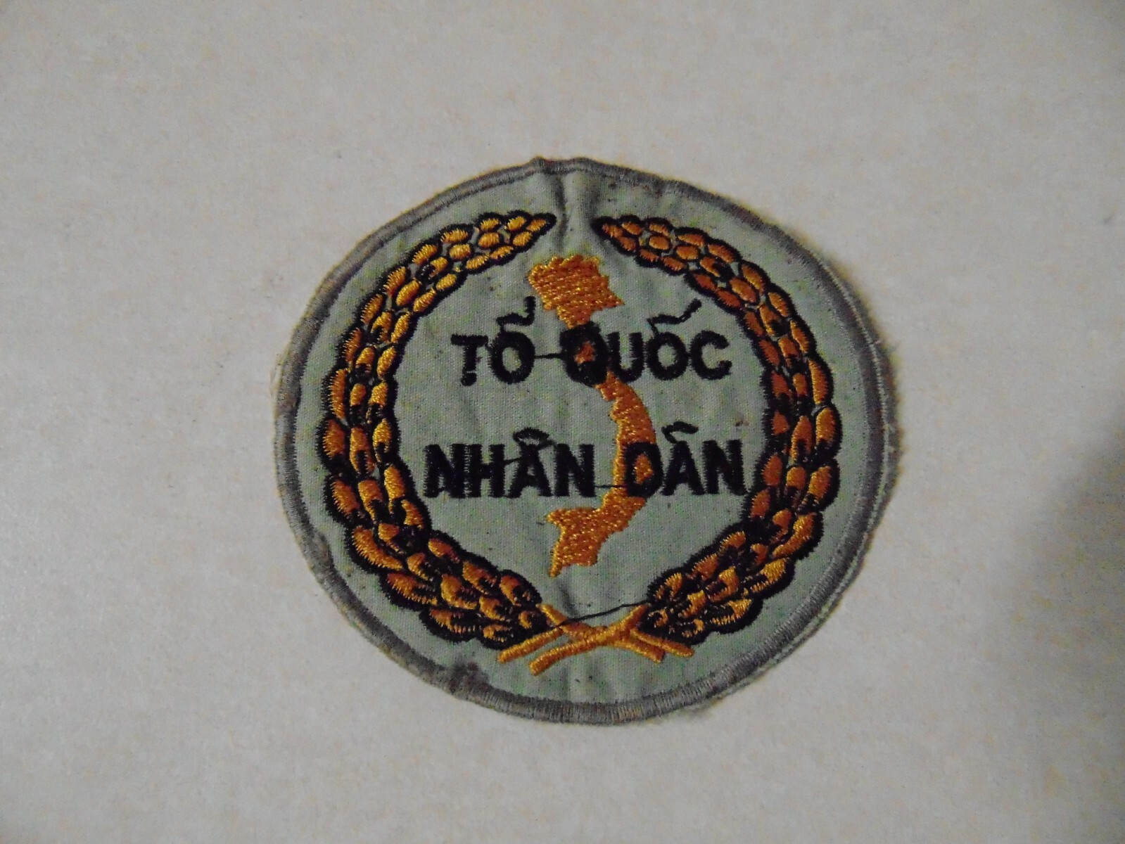MILITARY PATCH OLD VIETNAM ERA TO QUOC NHAN DAN