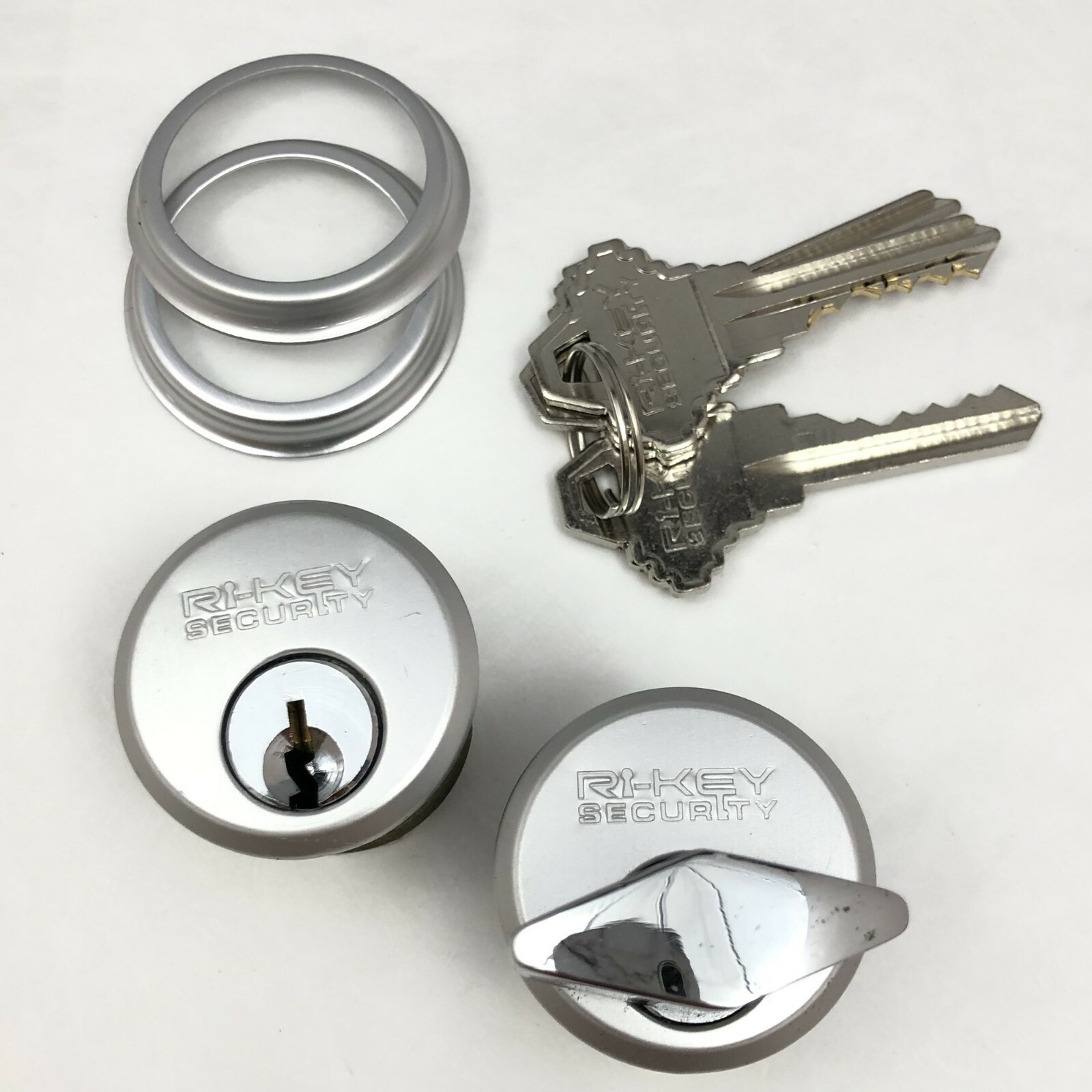 New Keyed and T-Turn Mortise Cylinders 1" for Store Front Door Adams Rite Lock