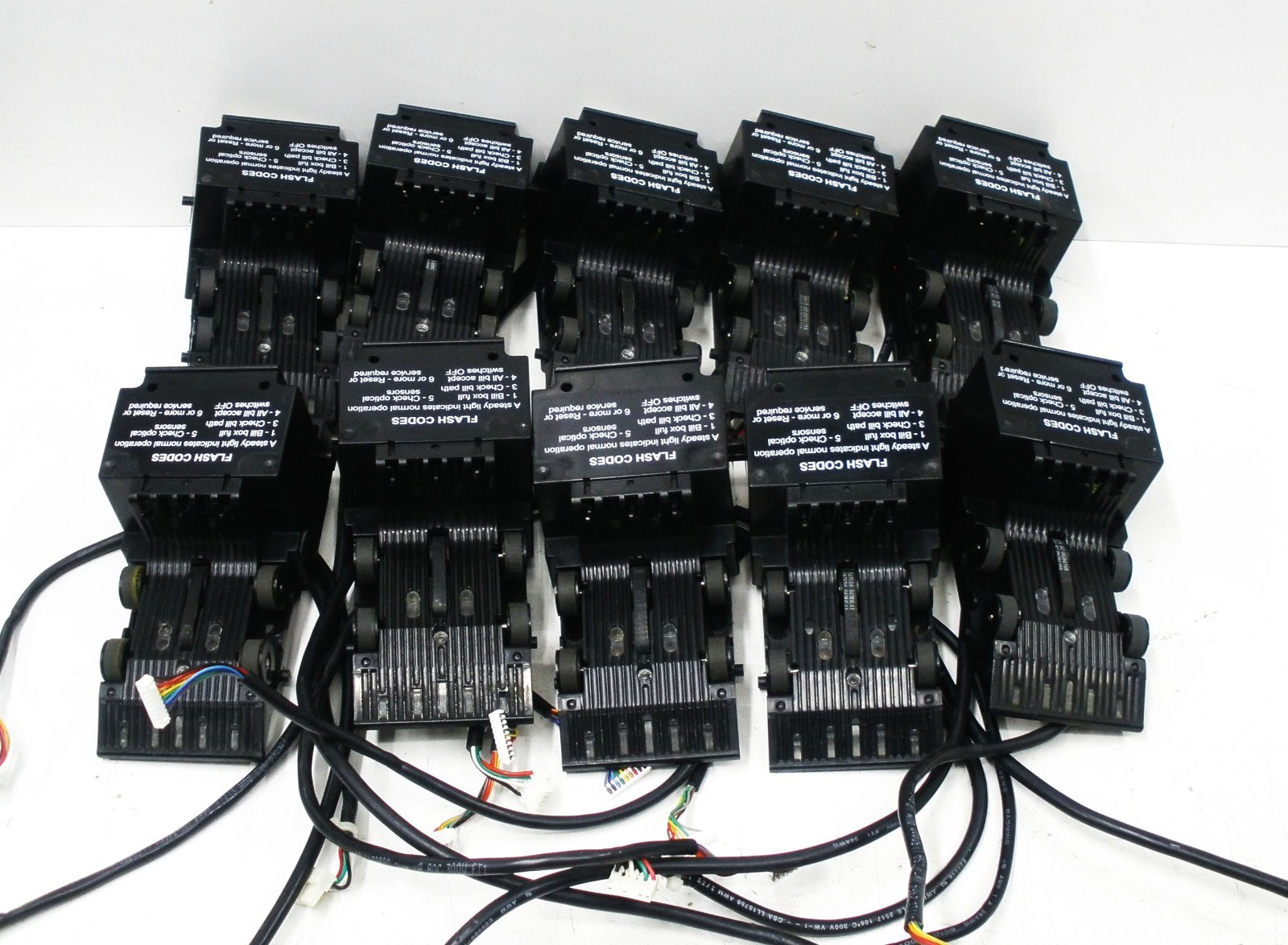 Ten (10) Coinco MAG30 MAG50 PRO Dollar Bill Acceptor Validator LOWER HOUSING