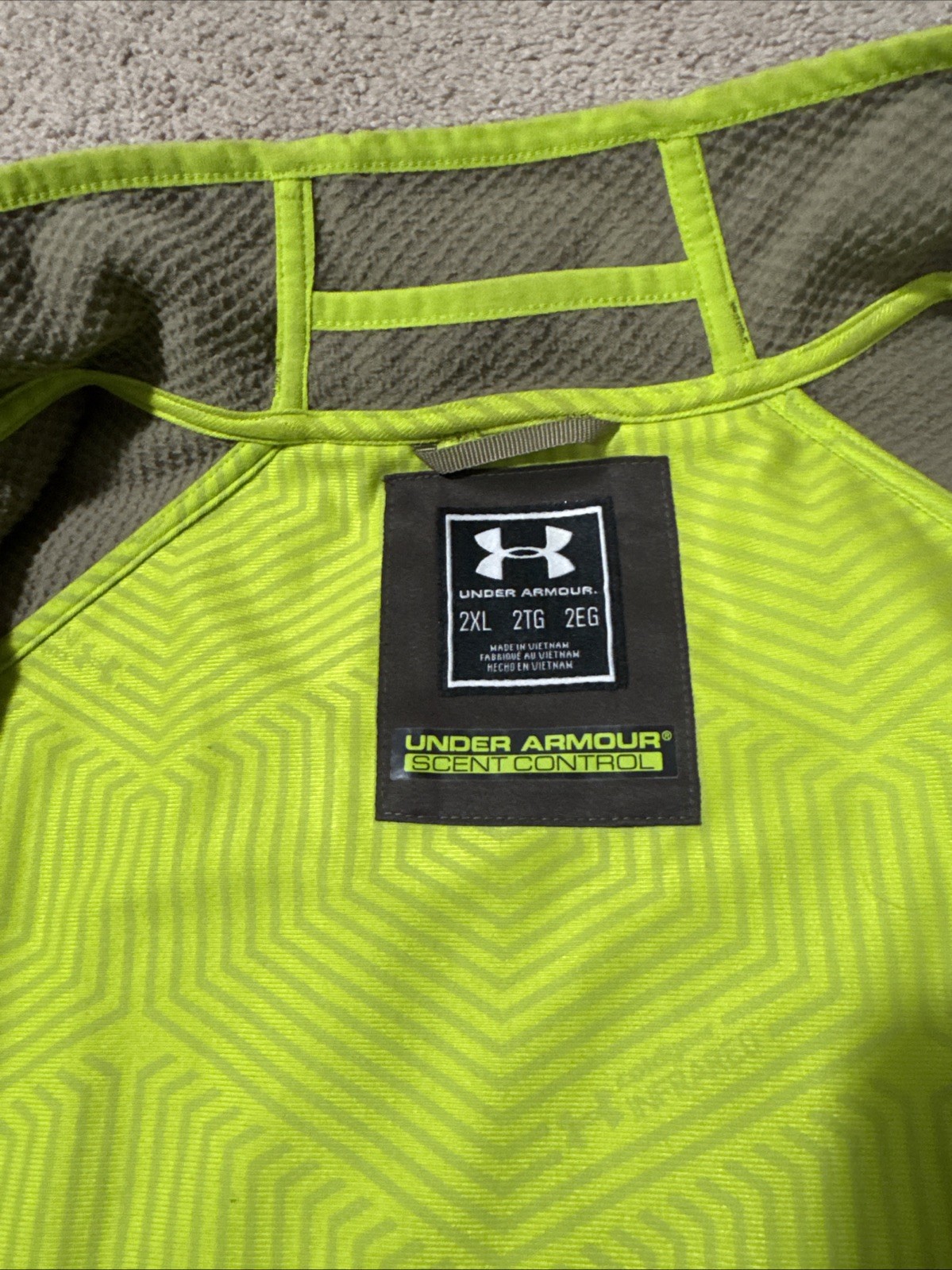 Under Armour Scent Control Infrared Storm2 Softshell Camo Jacket Realtree 2XL