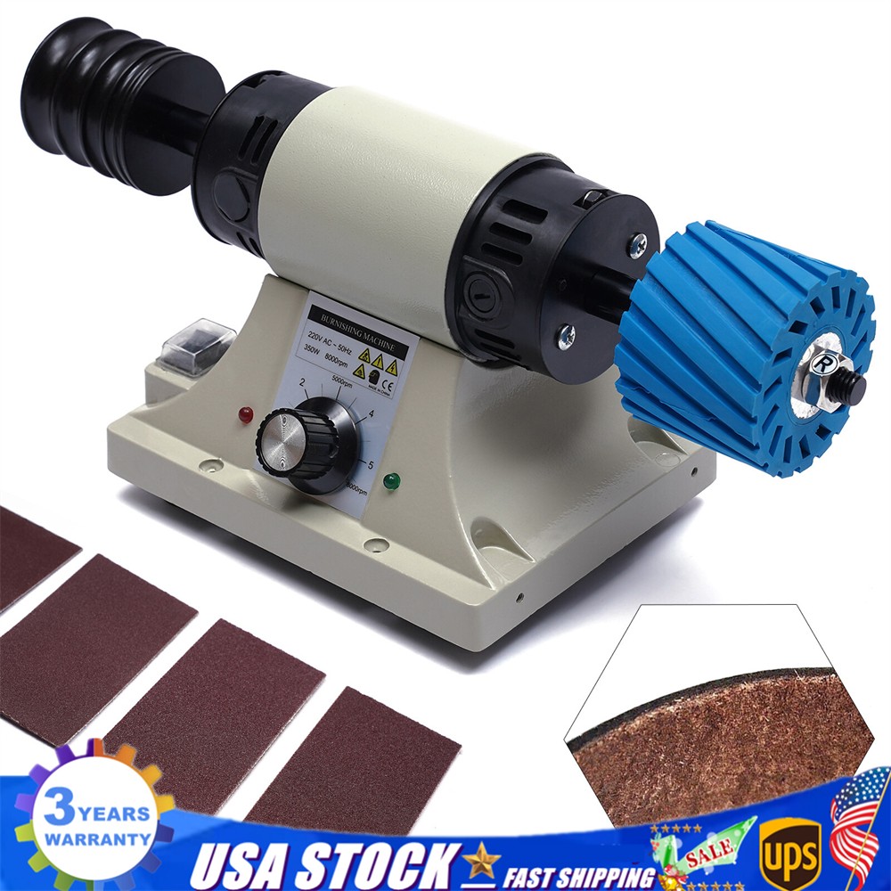Electric Leather Edge Polishing Grinding Burnishing Machine Grinder Tool 8000RPM