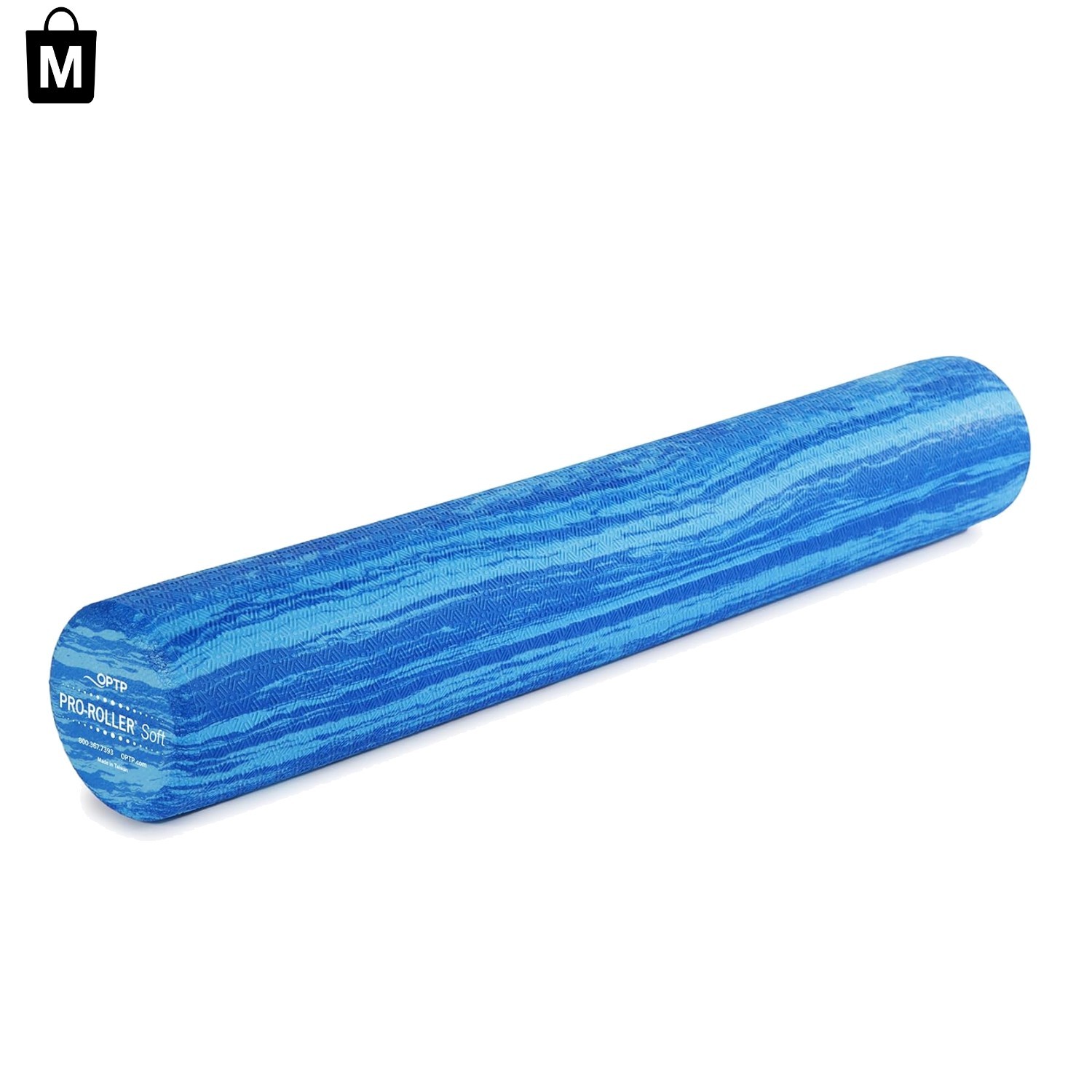 Versatile Soft Density Foam Roller 36" x 6" - Ideal for Muscle Recovery at Home