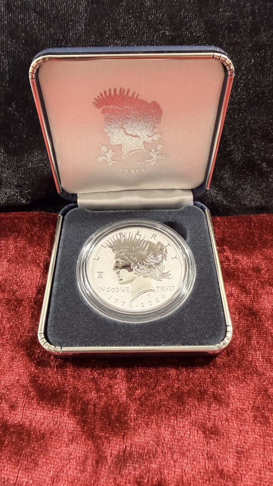 2026-P Peace Silver Dollar Reverse Proof US Coin.