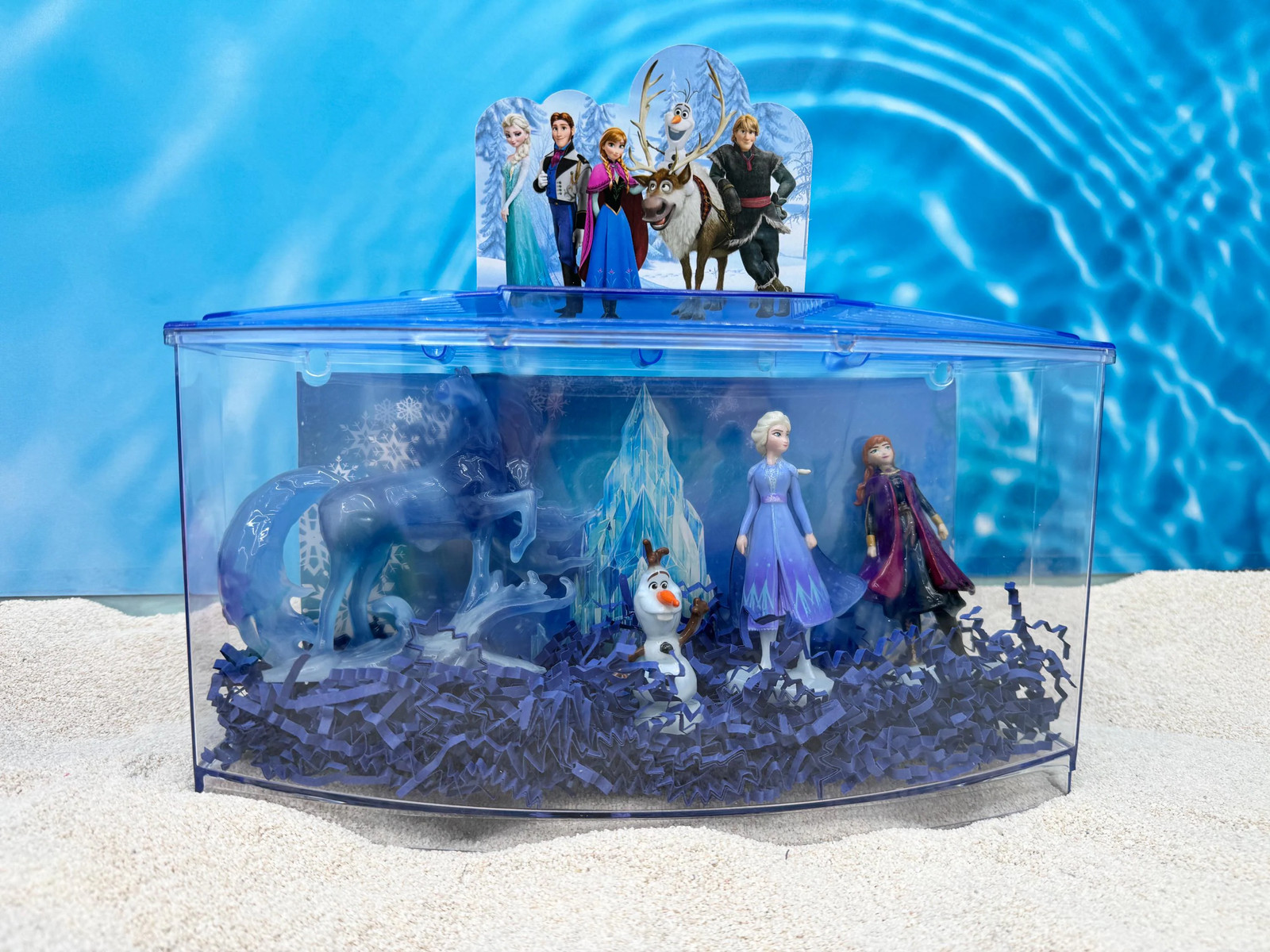 Frozen Complete Betta Set Tank & Characters Included