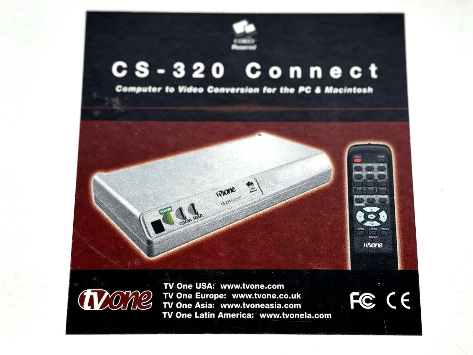 TVONE AV, scan converter 1600X1200