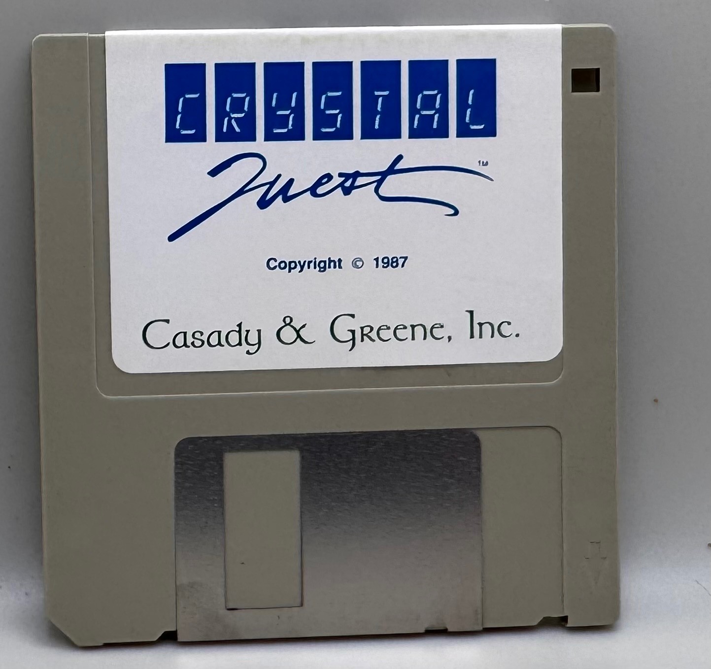 Crystal Quest 1987  by Casady & Greene, Inc