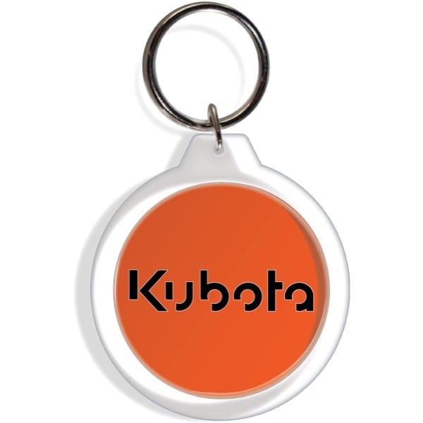 Kubota Farm Garden Tractor Keychain Keyring Logo  Lawnmower yard part FOB