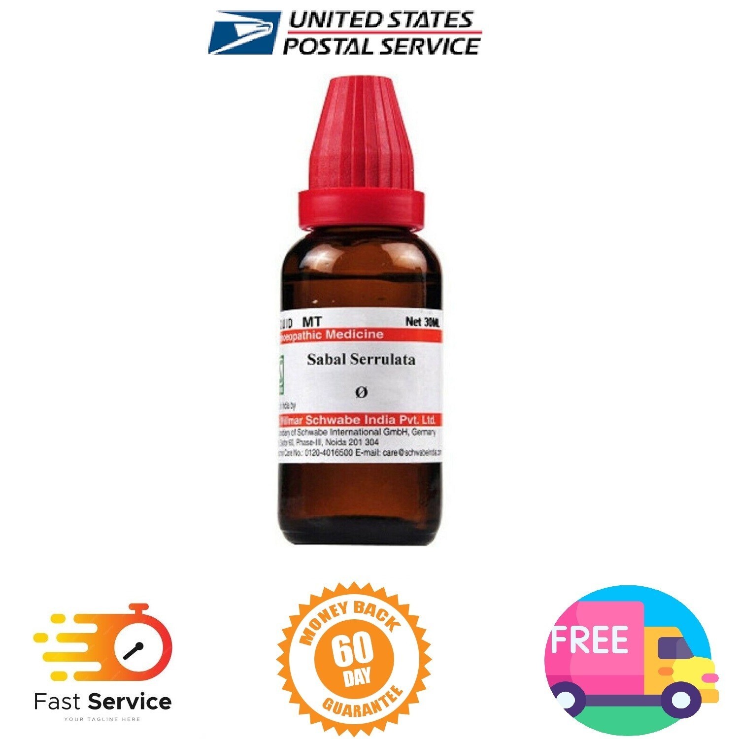Willmar Schwabe Homeopathy Sabal Serrulata Mother Tincture Q (30 ML)