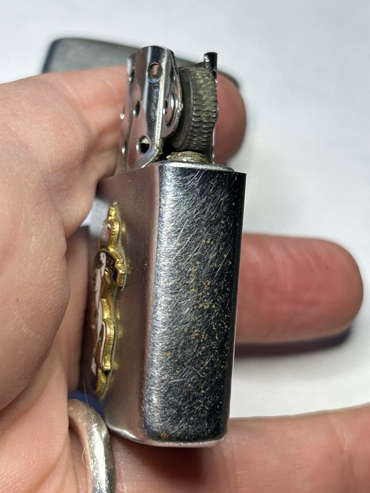 Vtg British REME WW2 Clean Cut Lighter Dragon MFG