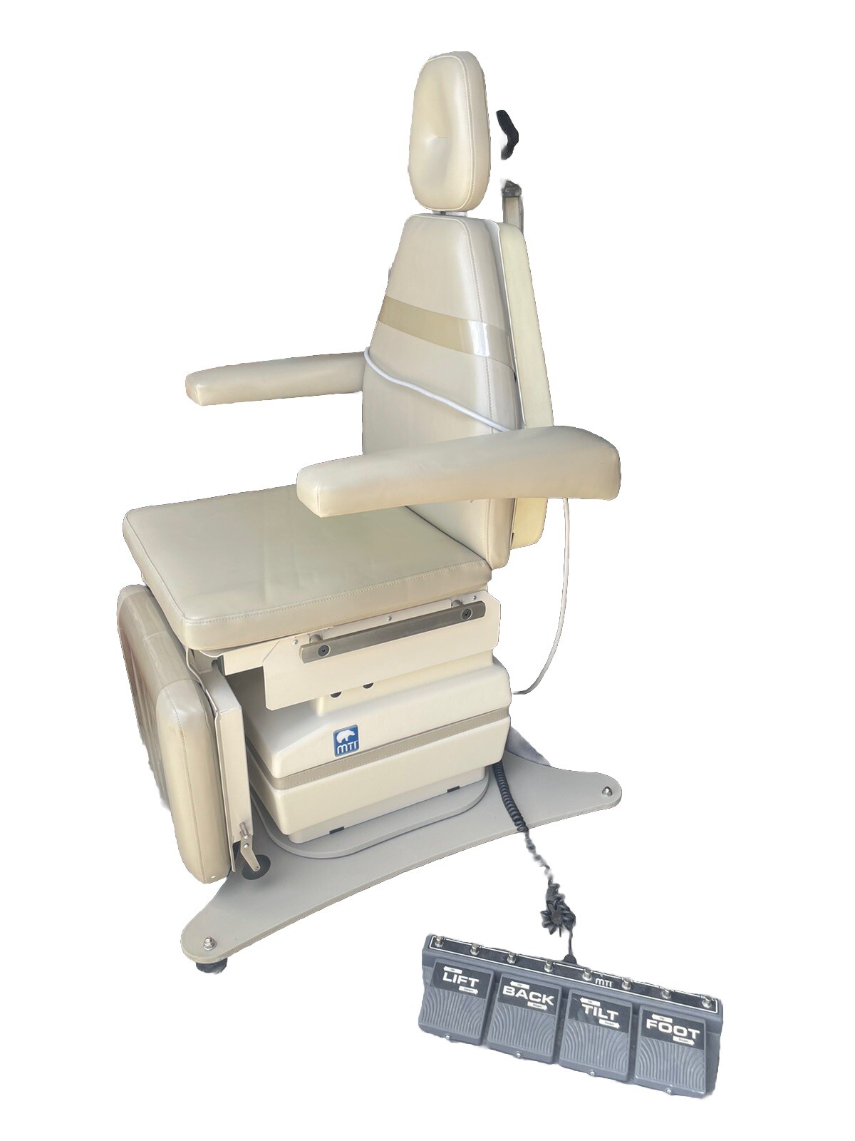 MTI 428L Quad Power Programmable Surgery Chair Exam Table w/rotation 428L-115-SB