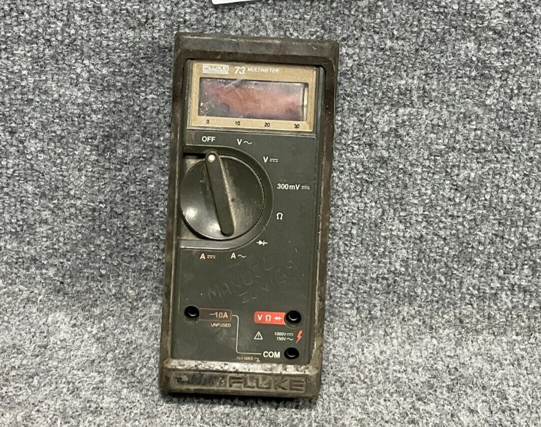 Fluke 73 Digital Multimeter LCD Handheld Used Working Condition