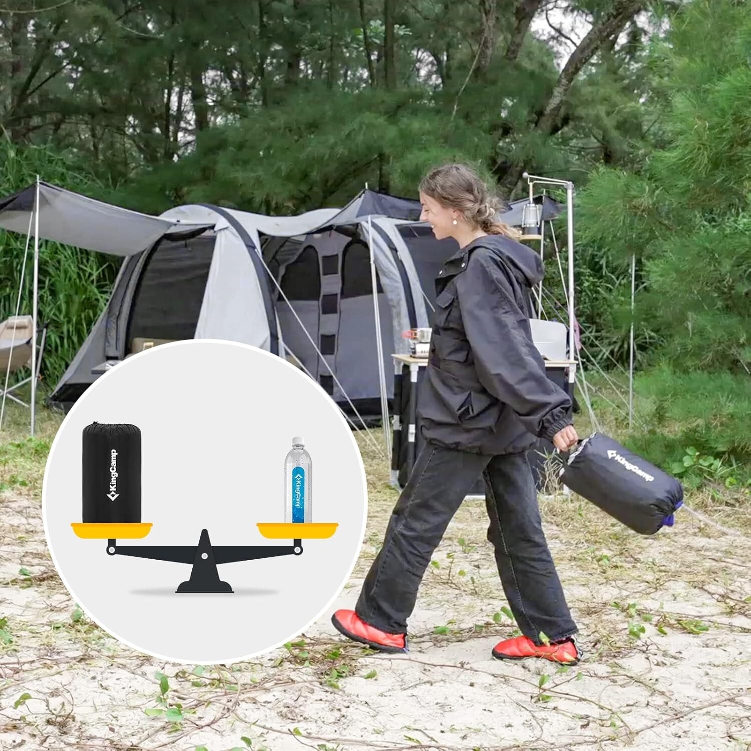 KingCamp Cot Pad For Camping, Comfortable Lightweight Mat