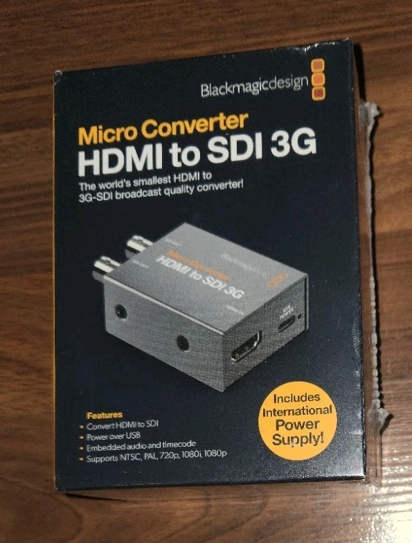 NEW & SEALED Blackmagic Design Micro Converter SDI to HDMI 3G  FAST FREE SHIP!