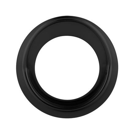United Pacific 40701 Gauge Bezel Single, Matte Black, Small Gauge, with Visor