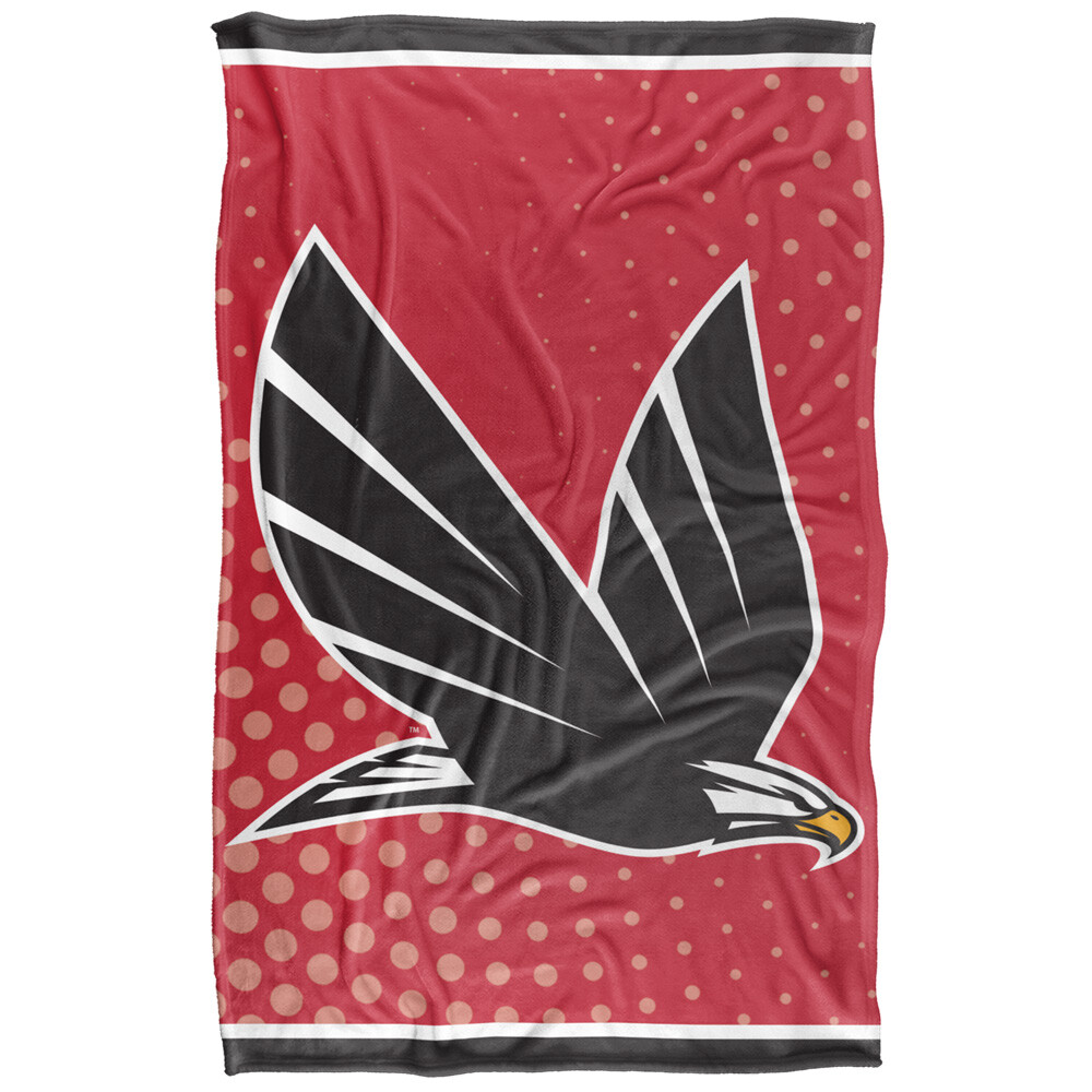 Polk State College Logo Dots Silky Touch Super Soft Throw Blanket