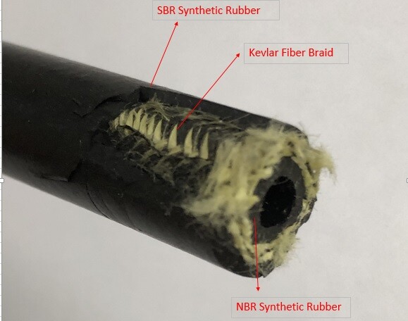 Scuba Diving Rubber High Pressure Hose HP for Gauges