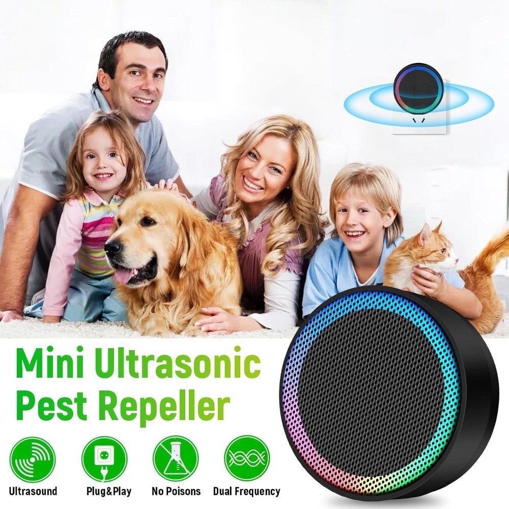 Mini Pest Prevention Device for House Effectively Repels Mouse Rodent Mosquito