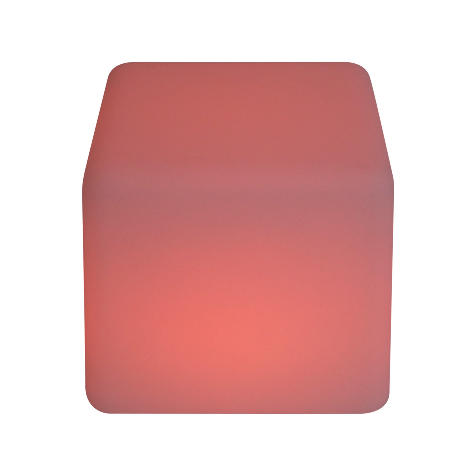 16 RGB Colors Rechargeable 12 inch LED Light Cube Stools Chair W/Remote Control