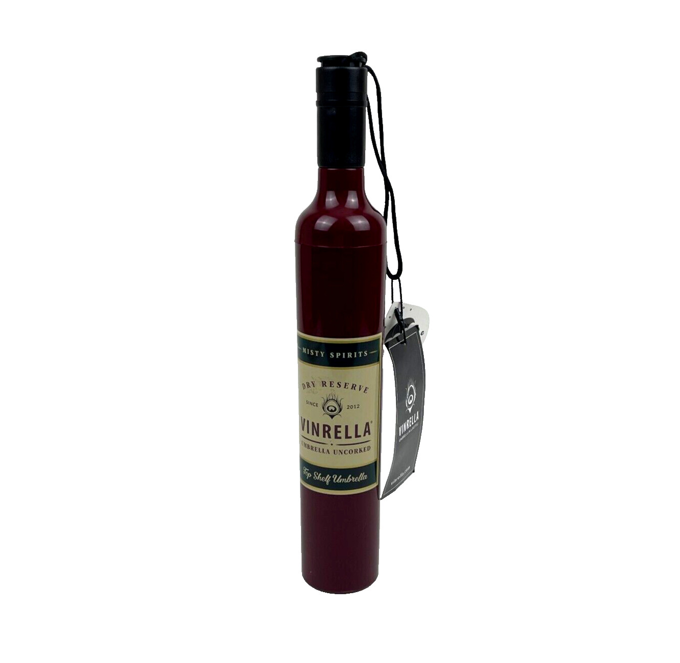 NEW w/tags "VINRELLA" Estate Labeled ~ Umbrella in a Bottle Red Wine